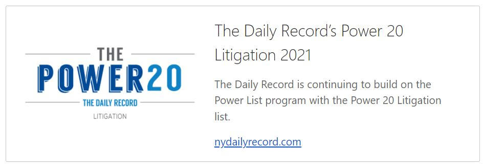 Power 20 Litigation List